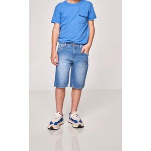 Bermuda Jeans Max Denim Juvenil Masculina Regular 8530 Azul