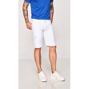 Bermuda Regular Max Denim Premium Masculina 11578 Branco
