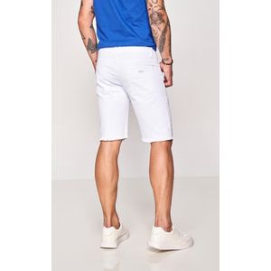 Bermuda Regular Max Denim Premium Masculina 11578 Branco