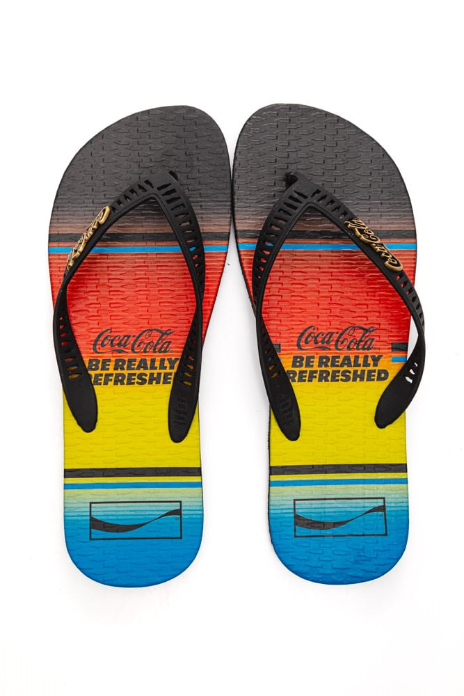 Chinelo-De-Dedo-Masculino-Adulto-Coca-Cola-Cc3993-Preto