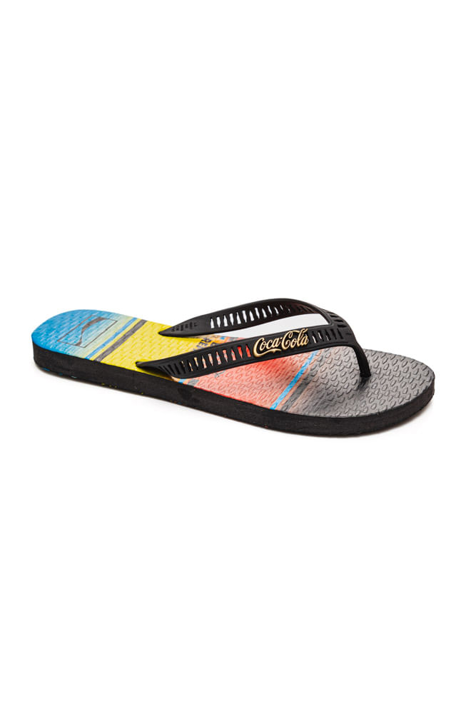 Chinelo-De-Dedo-Masculino-Adulto-Coca-Cola-Cc3993-Preto