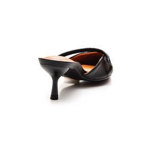 Tamanco Vizzano Salto Médio Feminino Strass 1420.105 Preto