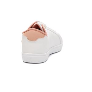 Tênis Yoa Casual Feminino Cadarço Yoamd53 Branco