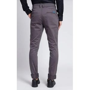 Calça Docthos Fit Sarja Bolso Faca Easy 110017 Chumbo