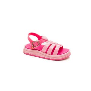 Sandalia Zaxynina Casual Infantil Menina 18859-Au059 Rosa