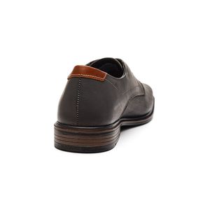 Sapato Casual Pegada Masculino Em Couro Vibes 126306-05 Chumbo
