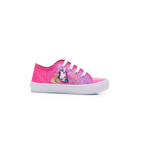 Tênis Ortobessa Casual Infantil Menina Unicornio 19-F Pink