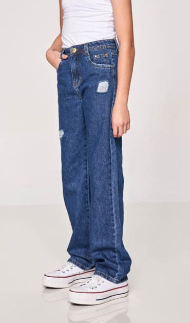 Calca-Max-Denim-Infantil-Feminina-Leg-Teen-9553-Azul-