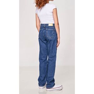 Calça Max Denim Infantil Feminina Leg Teen 9553 Azul
