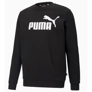 Blusão Puma Moletom Masculino Essentials Logo 586678 Preto