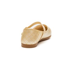 Sapatilha Klin Boneca Juvenil Menina Fivela 151 Ouro