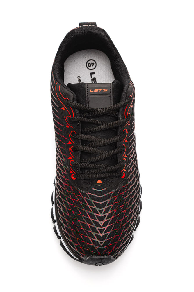 Tenis-Masculino-Lets-Caminhada-Estilo-M-Vermelho