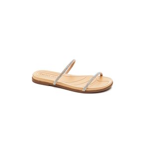 Chinelo Beira Rio Rasteira Feminina Strass 8507.106 Furtacor