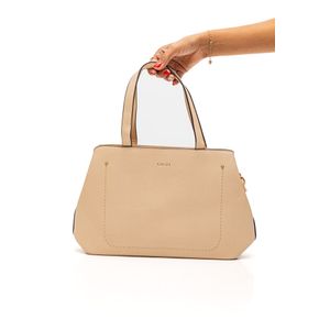 Bolsa De Mão Luxcel Casual Feminina Media Bg72580 Off-White