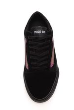 Tenis-Casual-Skatista-Feminino-Adulto-Mode-On-Bx2025-25-Preto