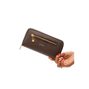 Carteira Luxcel Horizontal Divisórias Feminina Gash Napa Ca27888 Sortido