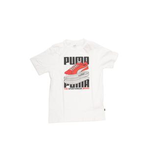 Camiseta Puma Graphic Legacy Masculina Casual 679689 Branco