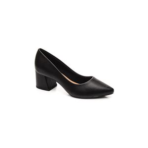 Sapato Yoa Scarpin Feminino Salto Médio 346 Preto