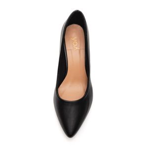 Sapato Yoa Scarpin Feminino Salto Médio 346 Preto