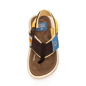 Chinelo De Dedo Cartago  Mini Ii Infantil Menino 12234 Marrom