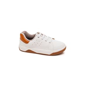 Sapatênis Molekinho Casual Juvenil Menino Bicolor 2623 Branco