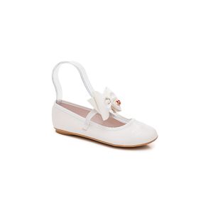 Sapatilha Molekinha Boneca Juvenil Menina Laço 2502 Branco