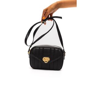 Bolsa Modare Com Alça Transversal Feminina Retangular 70049.1 Preto