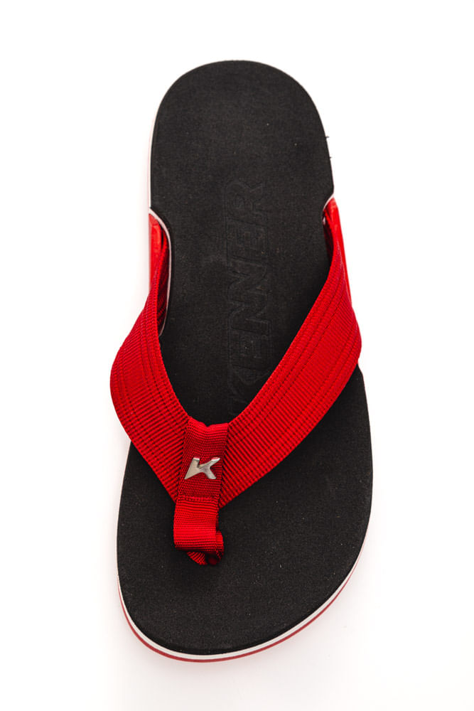 Chinelo Kenner Dfz-07 Vermelho