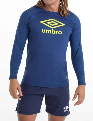 Camiseta Termica Umbro U11tw00010-777 Marinho