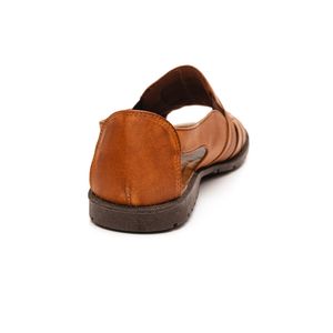 Sandália Rubra  Casual Masculina Couro1148  Caramelo