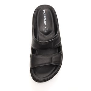 Chinelo Piccadilly Birken Feminino Marshmallow 232001 Preto