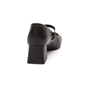Sapato Vizzano Salto Baixo Feminino Pelica 1423.103 Preto