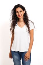 Blusa-Lunender-Casual-Manga-Curta-Decote-V-00237-Off-White