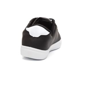 Tênis Yoa Casual Feminino Cadarço Yoamd55 Preto