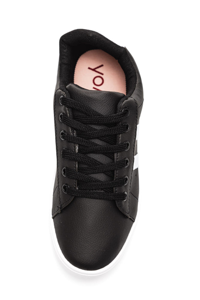 Tenis-Casual-Feminino-Adulto-Yoa-Yoamd55-087-Preto