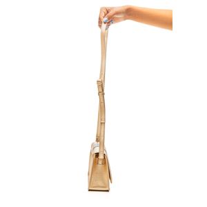 Bolsa Beira Rio Transversal Feminina Com Strass 80018.2 Ouro