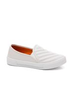 Tenis-Yoa-Slip-On-Feminino-Matelasse-L-Al488-Branco