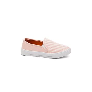 Tênis Yoá Slip On Feminino Matelassê L-Al488 Rosa