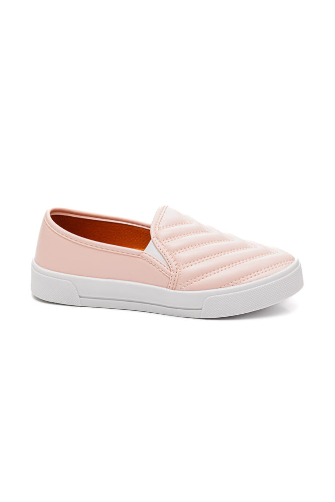 Tenis-Yoa-Slip-On-Feminino-Matelasse-L-Al488-Rosa