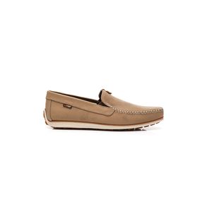 Mocassim Pegada Masculino Will Em Couro Preto 142002-06 Bege