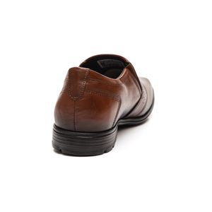 Sapato Social Pegada Masculino Fluence Em Couro  122326-02 Marrom
