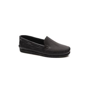 Sapato Serafim Mocassim Masculino Couro 401new Preto