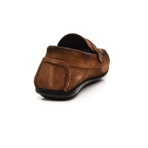 Sapato Serafim Mocassim Masculino Couro 600 Marrom