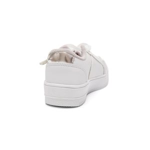 Tênis Fiocco Casual Juvenil Menina Amarração Fn9111-04 Branco