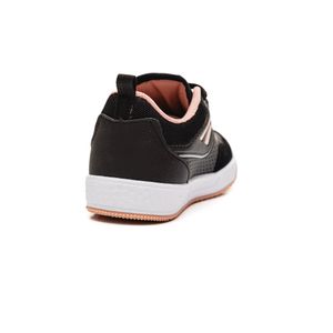 Tênis Via Vip Casual Juvenil Menina Bicolor Vv3805 Preto