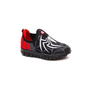 Tênis Novope Sem Cadarço Infantil Menino Aranha 10001170 Preto