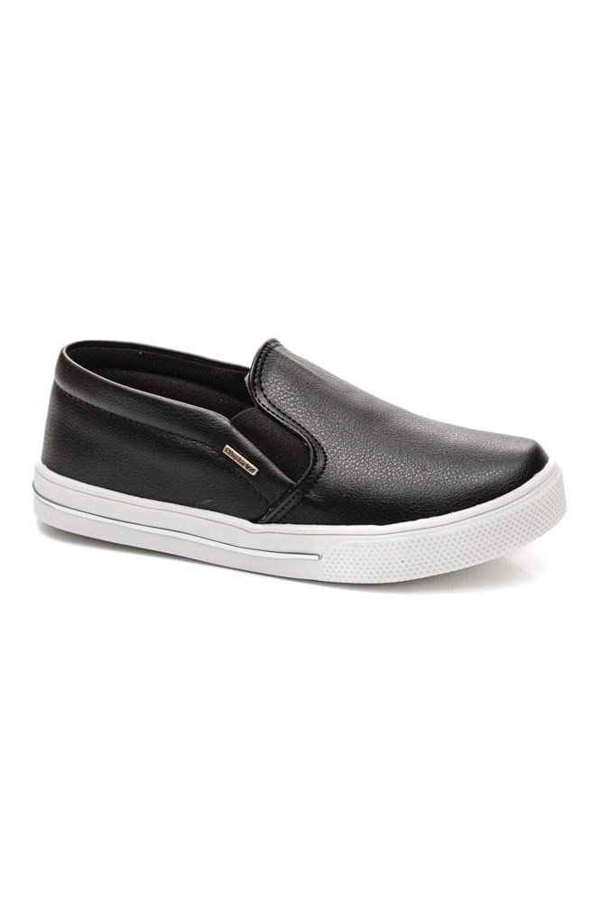 Tênis Sophia Almeida Slip On Feminino Clean 6498 Preto