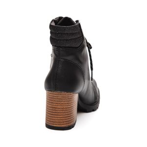 Bota Dakota Coturno De Salto Bloco G5831-01 Preto