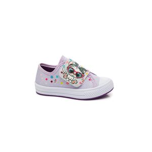 Tênis Star Chic Casual Infantil Menina Velcro 4069-Gatinha Lilas