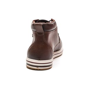 Bota Stay Cano Baixo Masculina Cadarço 954 Marrom